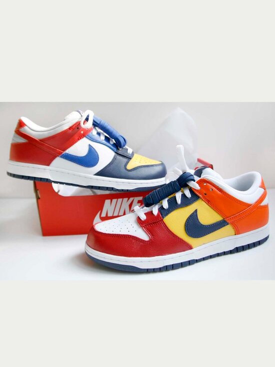 Nike Dunk Low Japan QS Men\'s Shoes Midnight Navy and Varsity Red Size 11 RARE main image 4